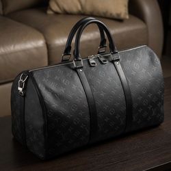 Black Monogram Designer Bag