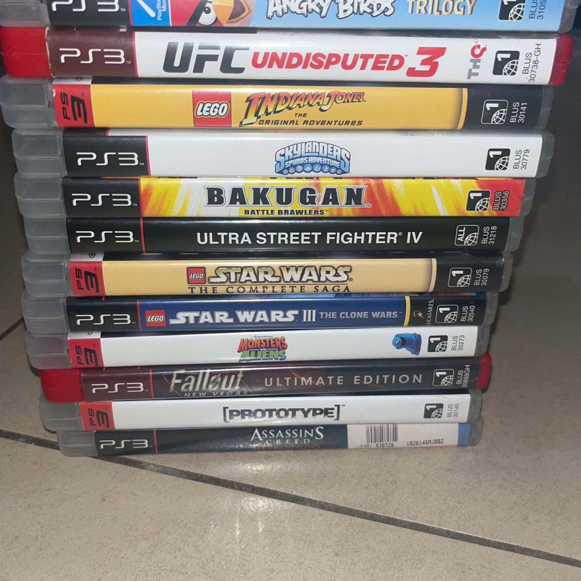 Assorted Playstation 3 games