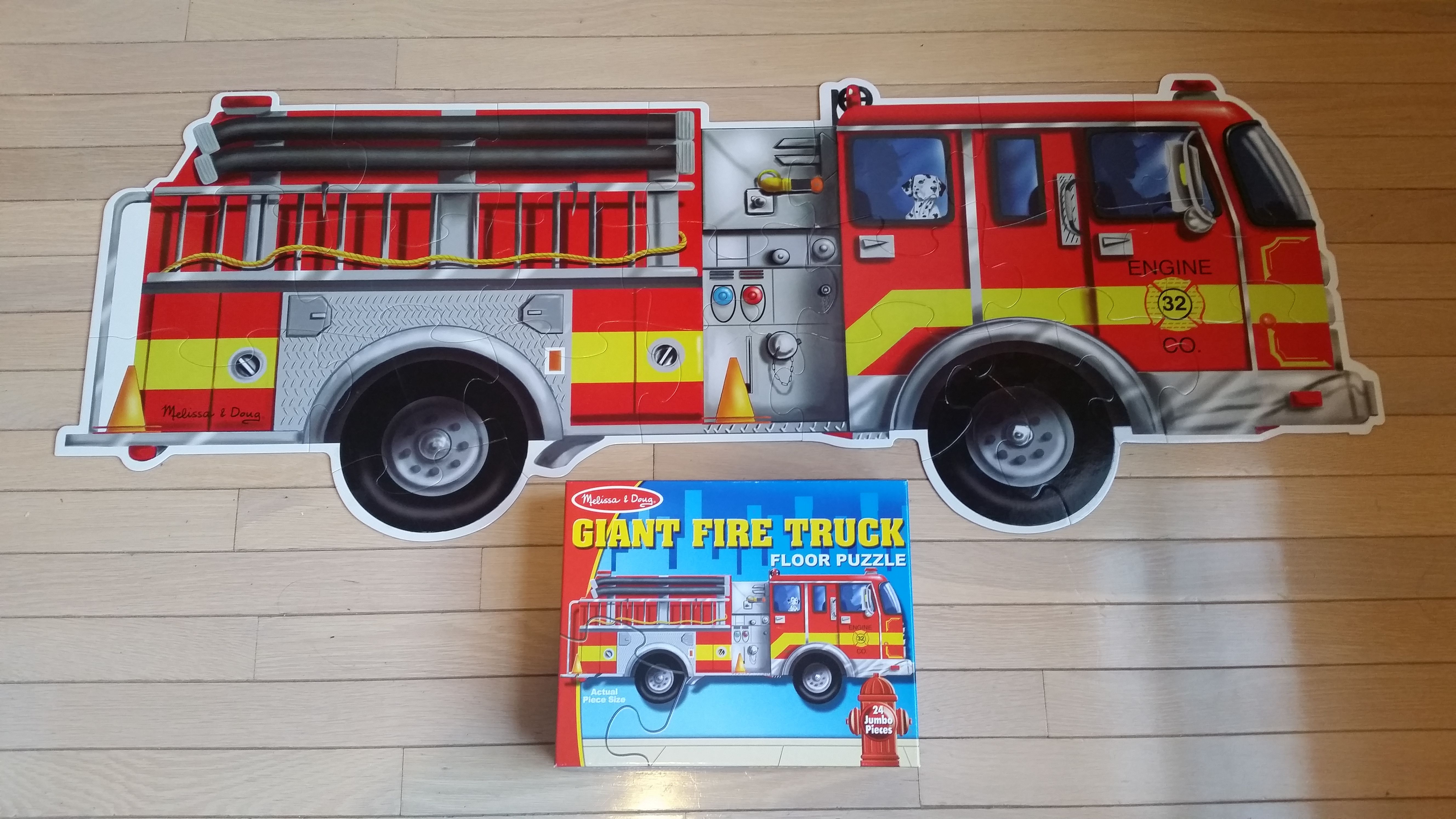 Melissa & Doug: Giant Fire Truck Floor Puzzle