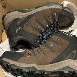 Eddie Bauer Men's Work Boots Men's Waterproof Tactical Boots for Men - Brown 8.5