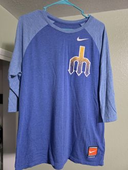 Mens Large Mariners Baseball Style Shirt
