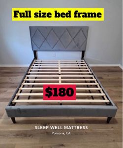 Full size bed frame only