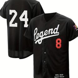Legend #8 Baseball Jersey #24 Kobe