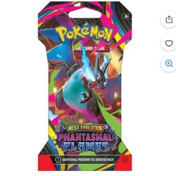 Phantasmal Flames Sleeved Booster Pack(Mega Charizard X)
