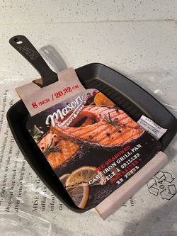Mason Craft & More 8-Inch Cast Iron Grill Pan
