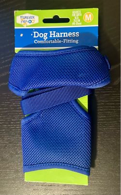 Dog Harness Medium Blue
