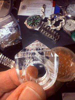 Crystal Quarts Ring Hand Crafted/ Carved