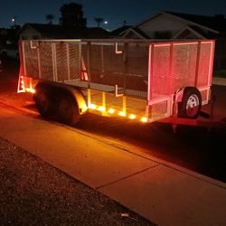 2017 Desert Fox Lasdscaping Tráiler 
