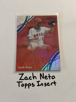 Zach Neto Los Angeles Angels Shortstop Topps Short Print Insert Card.