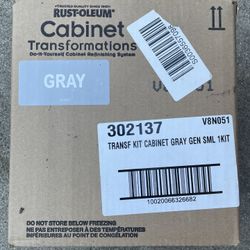 NEW - Rust-Oleum Cabinet Transformations Gray Kit — Model 302137