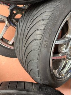 6 Tires w/ Rims Corvette