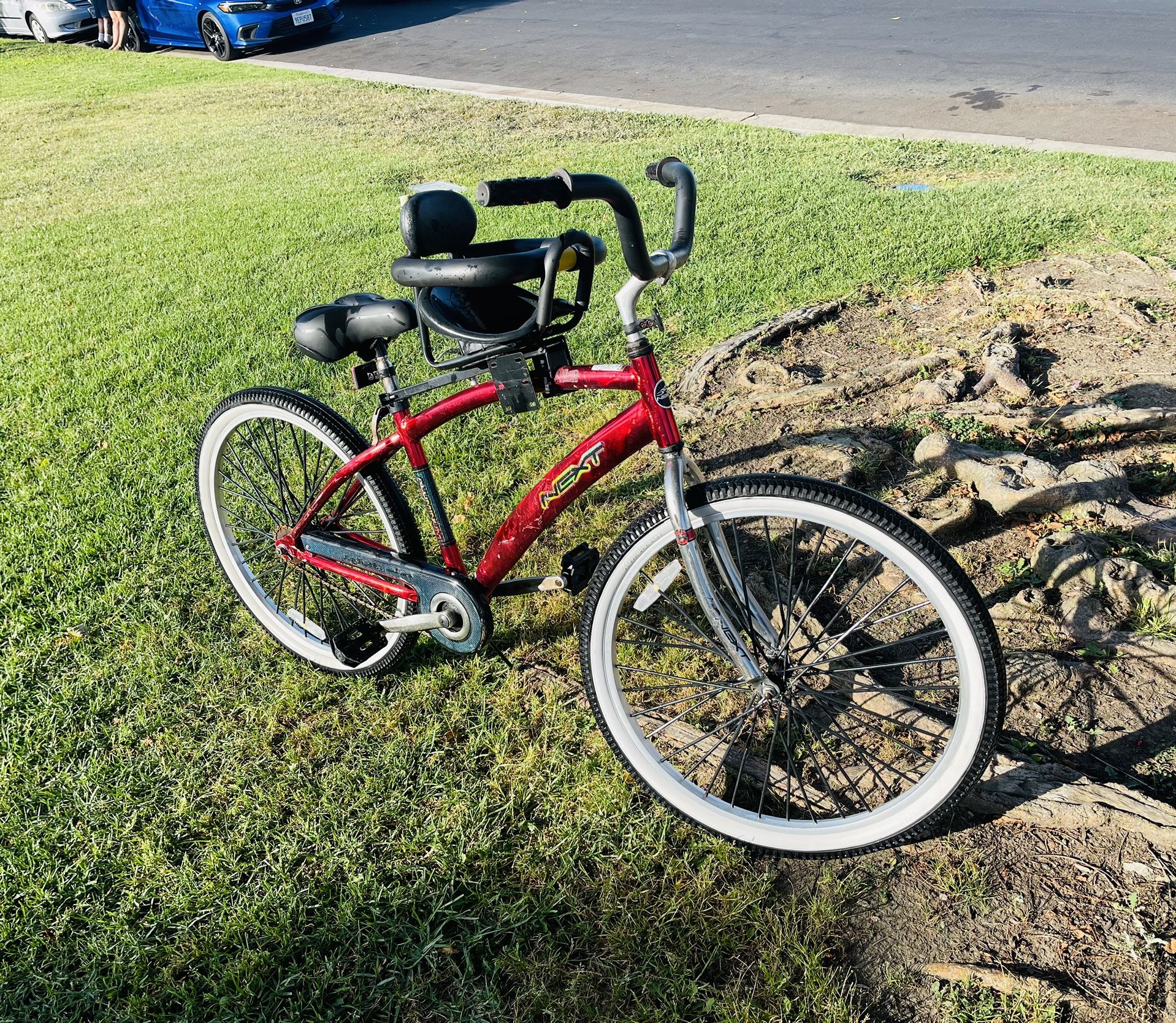 Adult Beach Cruiser Next Aluminum Frame Bike With Baby Seat