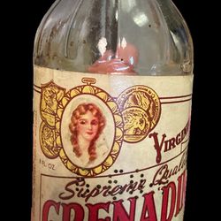 Vintage Virginia Dare Grenadine Bottle 8oz