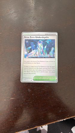 Area Zero Under depths Pokémon Card
