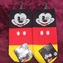 Disney Mickey Mouse Socks - 2 Pairs