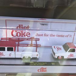 M2 Machines Diet-Coke Squarebody Set!!