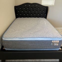 Queen Size Bed Frame With Mattress