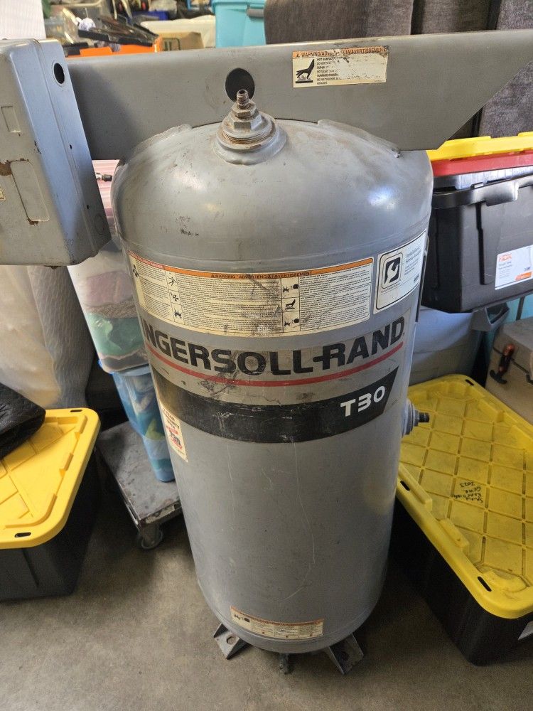 Ingersoll  Industrial T30 60 Gal.. Compressor Tank. 