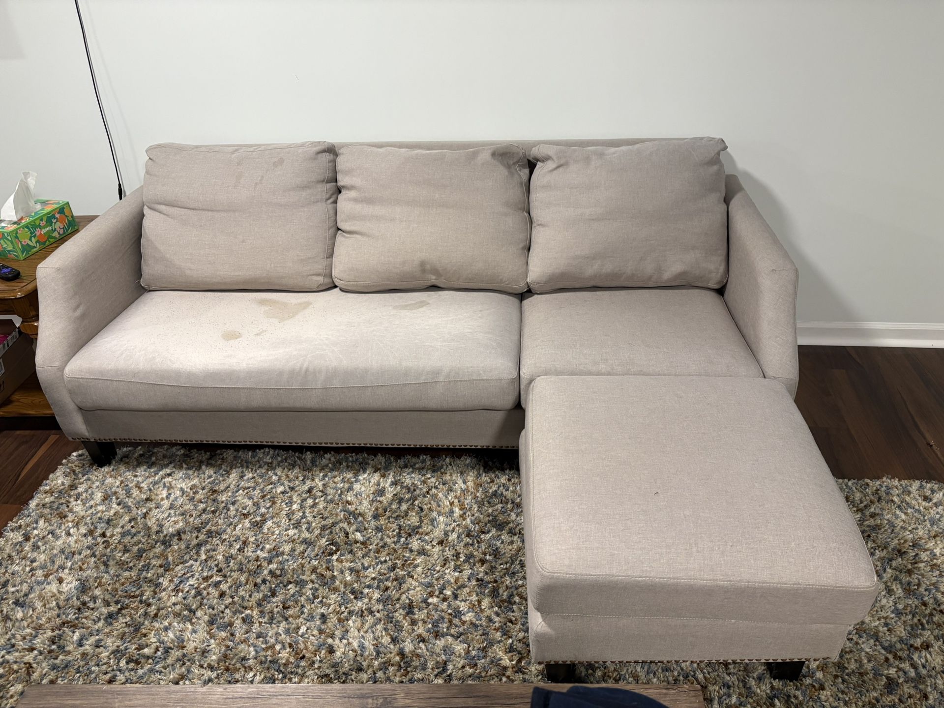 Free Sofa With Ottoman