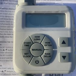 Sprinkler Timer. Dual powered- Solar/battery. 