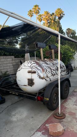 Custom 500-Gallon BBQ Smoker – Ultimate Pitmaster Rig!