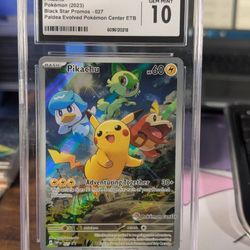 Pokemon Center Pikachu 027 Promo CGC 10