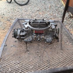 Edelbrock 4 Barell Carb In Working Condition 