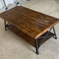 Solid Wood Coffe Table