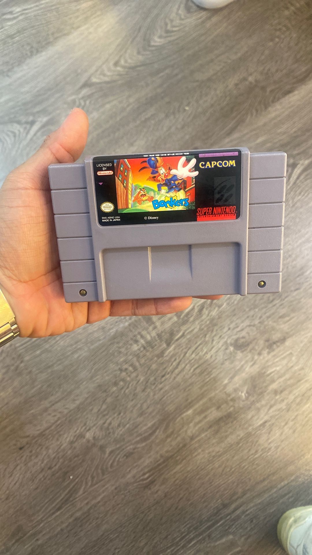 SNES Super Nintendo Bonkers