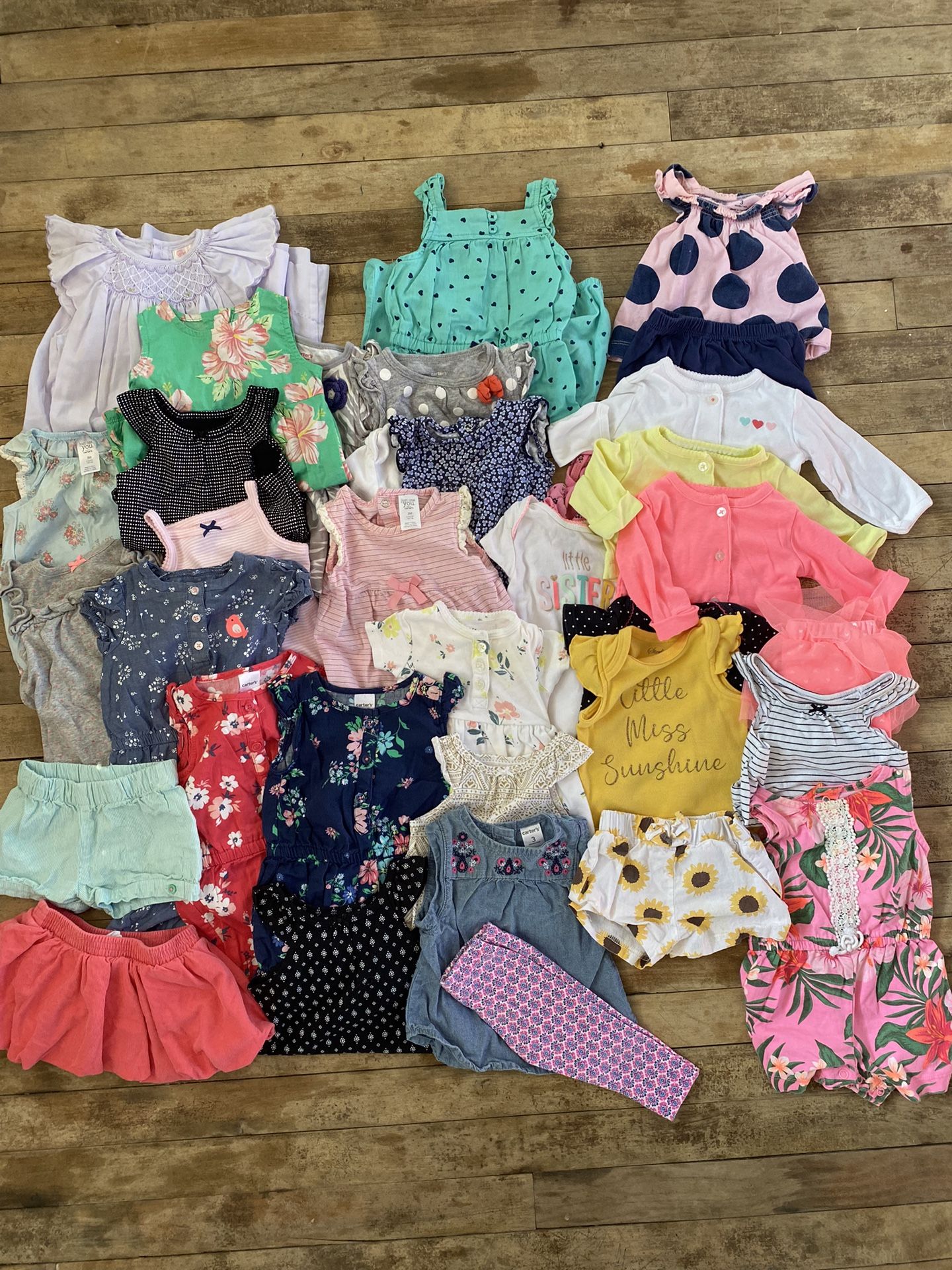 3 Months Baby Girl Summer Clothes Lot