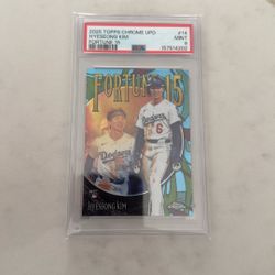 2025 Topps Chrome Hyeseong Kim PSA 9