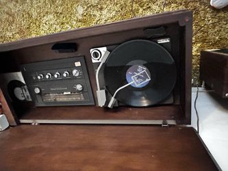 Vintage record player