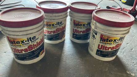4  Latex-ite Driveway Filler Ultra Shield $30 Each