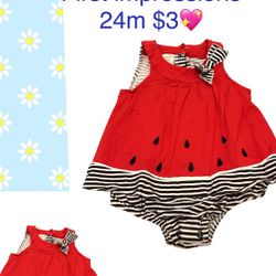 ROMPER GREAT CONDITION FOR GIRLS 24 MONTHS 💖💖💖040624