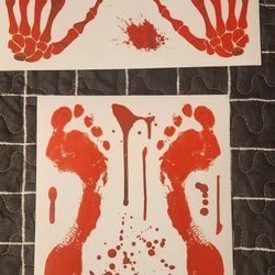 Halloween Bloody Body Parts Hands& Feet