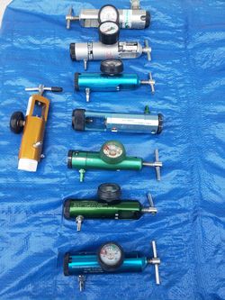 Various Oxygen Regulators