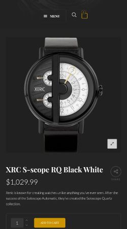 Watch - XRC S-scope RQ Black White
