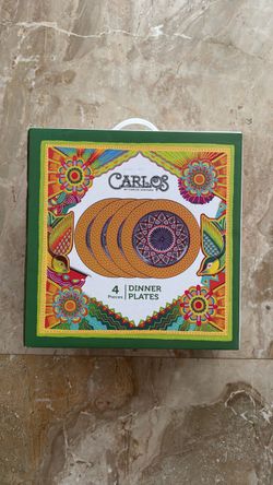 Carlos by Carlos Santana Dinner Plates Set of 4