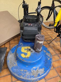 Propane floor buffers