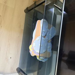 glass tv stand 