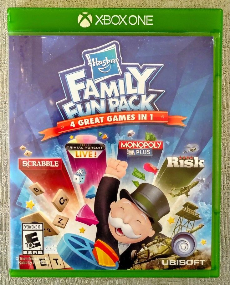 Hasbro family fun pack for Xbox One tested and working $10