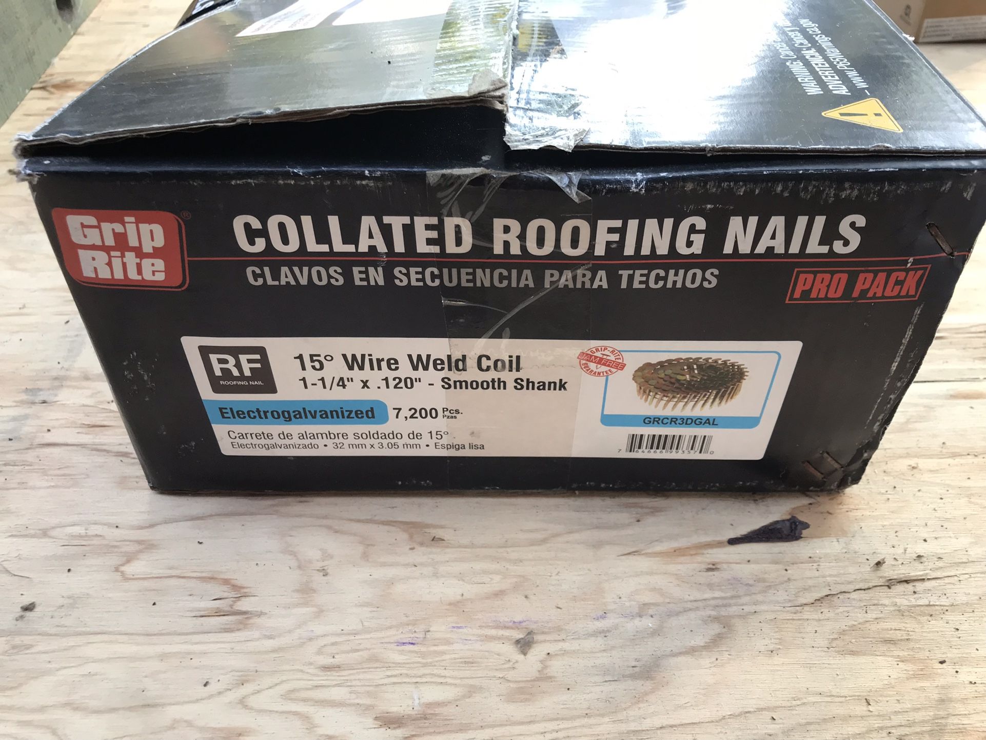 Grip Rite Collated Roofing Nails for Sale in Puyallup, WA OfferUp