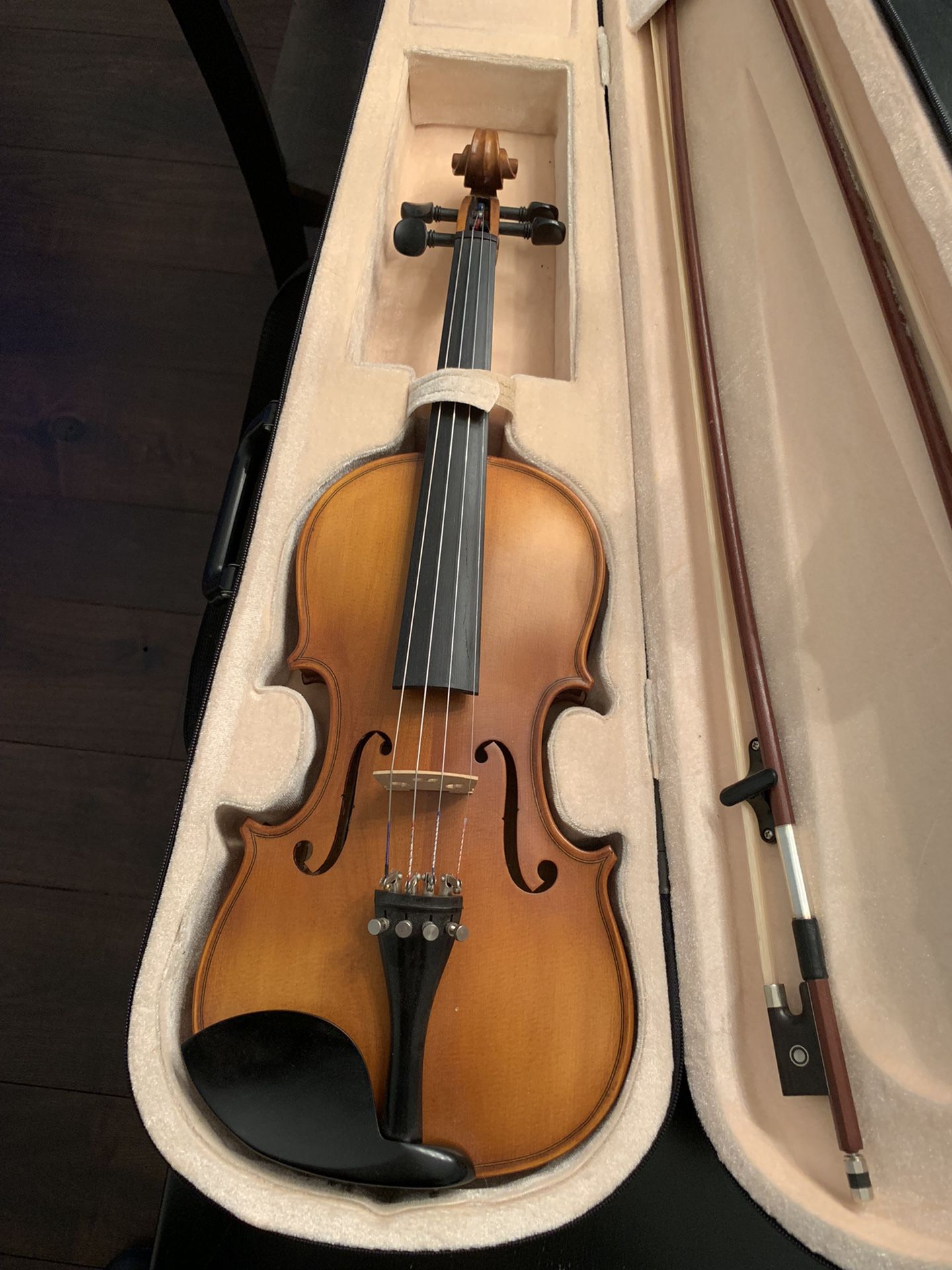 4/4 Violin And Case Plus All Supplies!