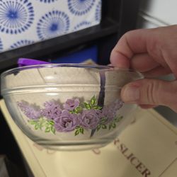 Glass Bowls/lid Set