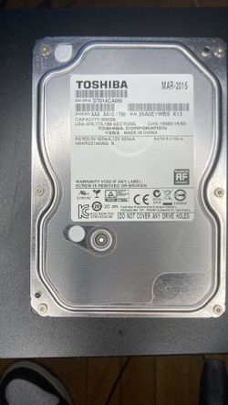 TOSHIBA 500Gb Hard Drive