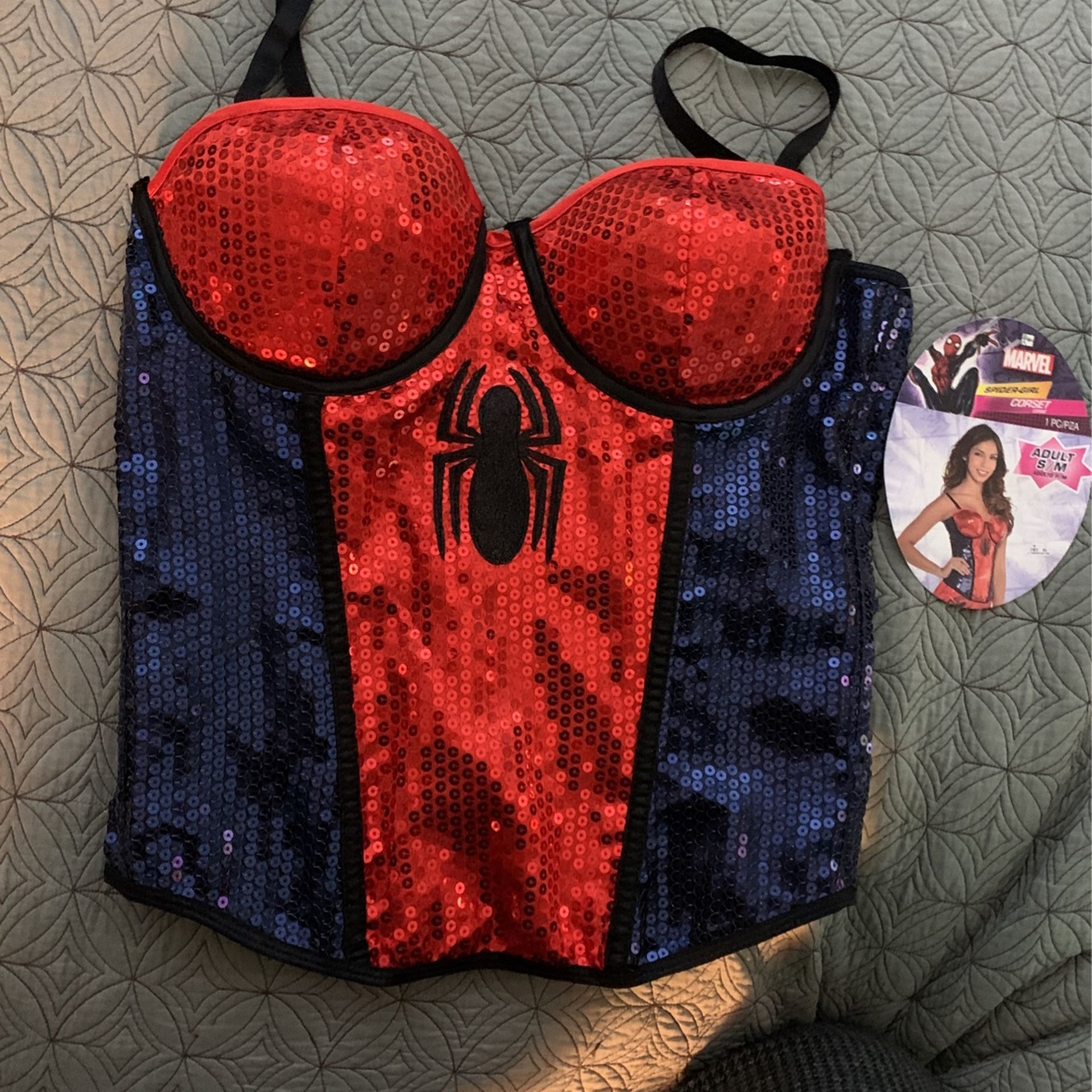 Marvel Super-Girl Corset - Adult S/M