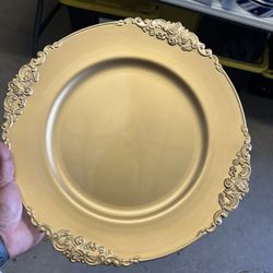Champagne Plate Chargers 
