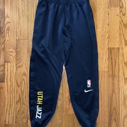 Utah Jazz Nike Authentics Engineered Warm-Up Joggers Size Medium