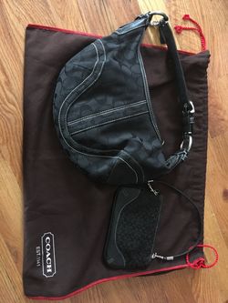 Coach matching wallet vintage