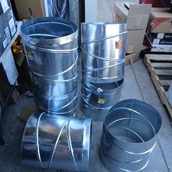 Master flow 14 in 90 degree round adjustable  elbow